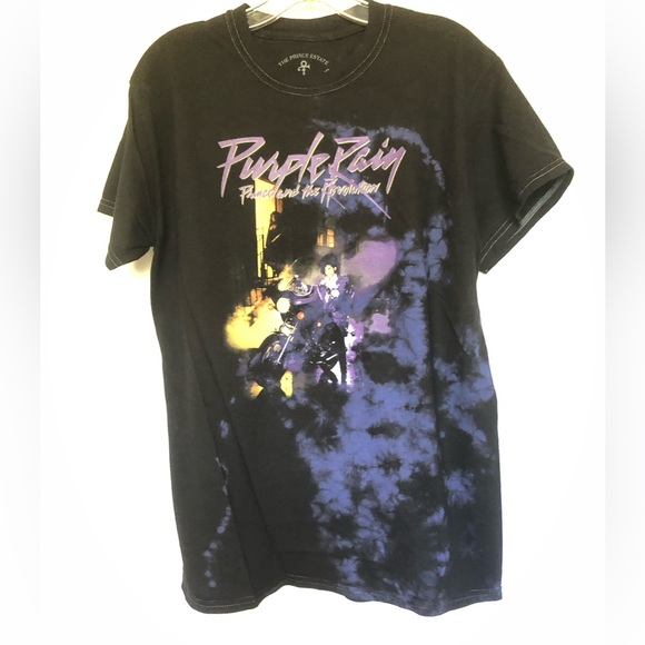 Prince Purple Rain Tie Dye T Shirt - Picture 6 of 6